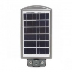 Farola Solar LED 20W. Vista Superior.